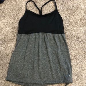Lose fitting sports bra top from target
